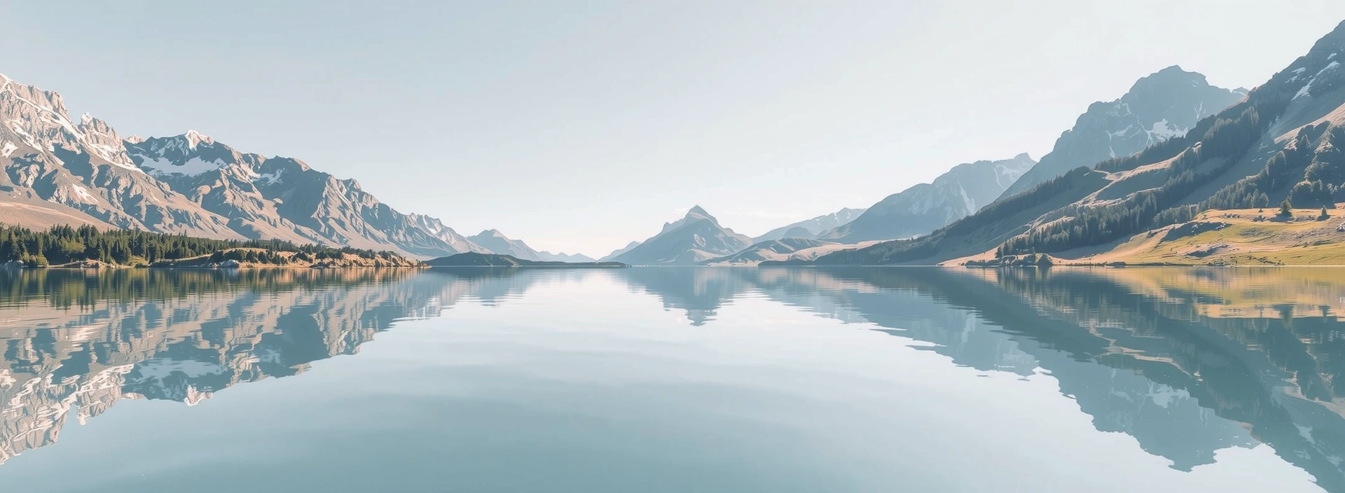 A strong, active man hiking in a lush green mountain landscape, representing vitality and men's health supplements.